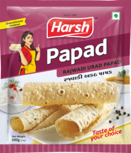 Harsh 200g Rajwadi Urad Single Mari Papad